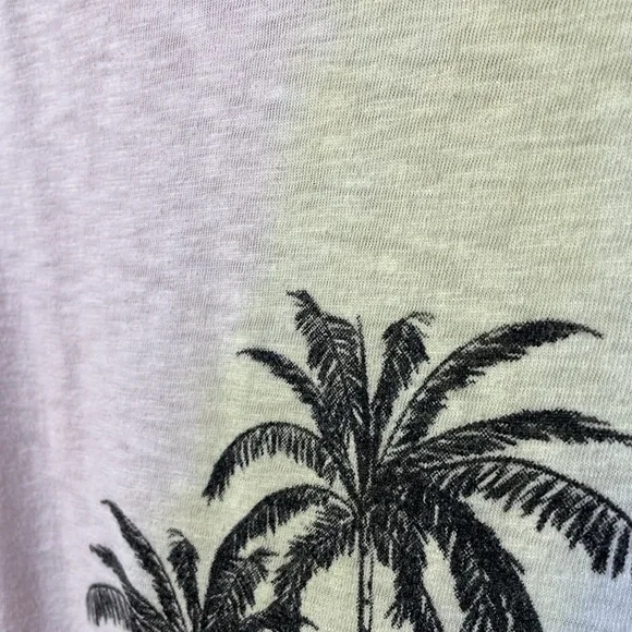 LANE BRYANT UGC Womens Sz 14/16Tee Always On Vacation Tropical Watercolor shirt - Picture 4 of 9